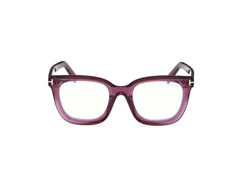 TOM FORD Donna FT5880-B 81 Montature da vista Acetato Viola Squadrata Normale miniatura 2