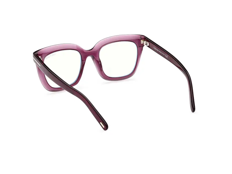 TOM FORD Donna FT5880-B 81 Montature da vista Acetato Viola Squadrata Normale miniatura 3