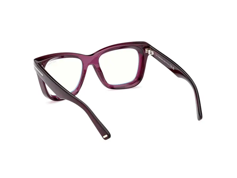 TOM FORD Donna FT5881-B 81 Montature da vista Acetato Viola Squadrata Normale miniatura 3