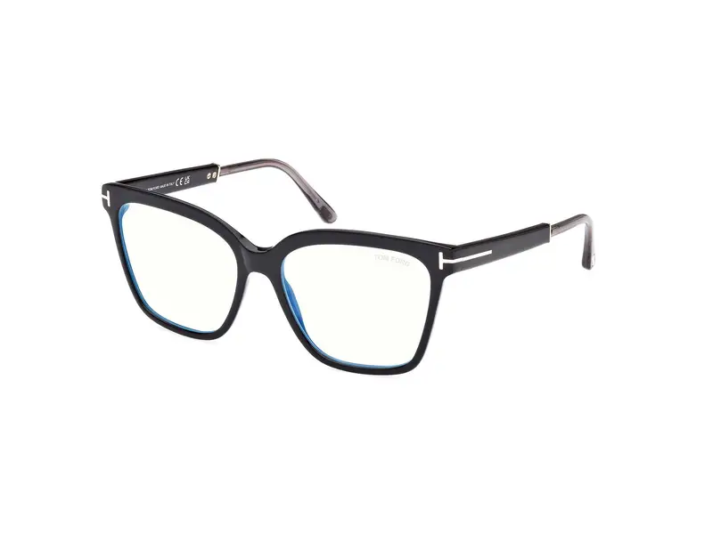 TOM FORD Donna FT5892-B 1 Montature da vista Acetato Nero Squadrata Normale