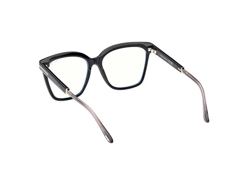 TOM FORD Donna FT5892-B 1 Montature da vista Acetato Nero Squadrata Normale miniatura 3