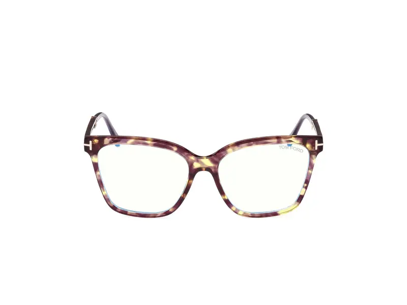 TOM FORD Donna FT5892-B 55 Montature da vista Acetato Havana Squadrata Normale miniatura 2