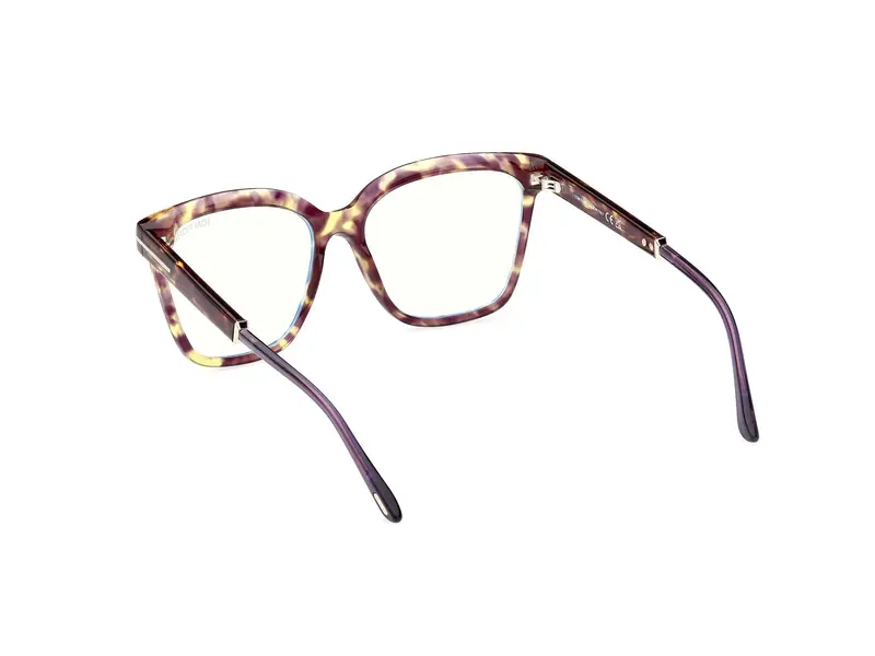 TOM FORD Donna FT5892-B 55 Montature da vista Acetato Havana Squadrata Normale miniatura 3