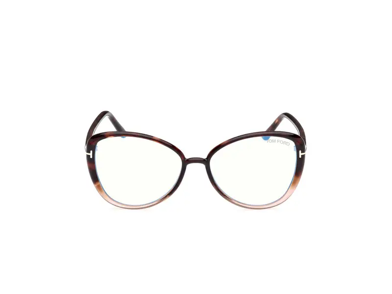 TOM FORD Donna FT5907-B 56 Montature da vista Iniettato Havana Farfalla Normale miniatura 2