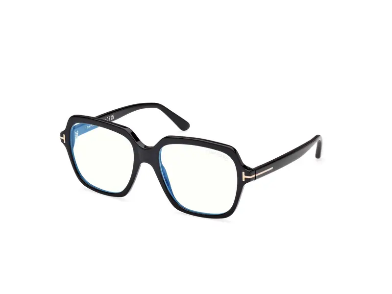 TOM FORD Donna FT5908-B 1 Montature da vista Acetato Nero  Geometrica Normale