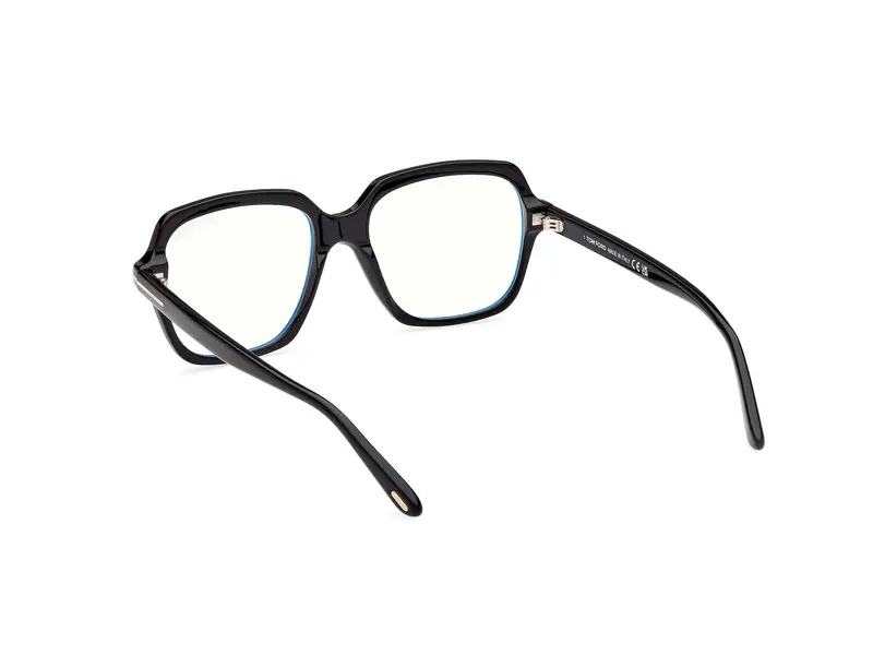 TOM FORD Donna FT5908-B 1 Montature da vista Acetato Nero Geometrica Normale miniatura 3