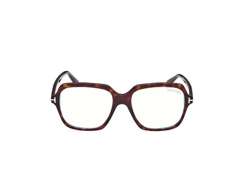 TOM FORD Donna FT5908-B 52 Montature da vista Acetato Havana Geometrica Normale miniatura 2