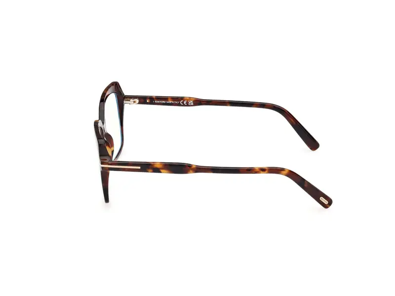 TOM FORD Donna FT5947-B 52 Montature da vista Acetato Havana Farfalla Normale miniatura 2