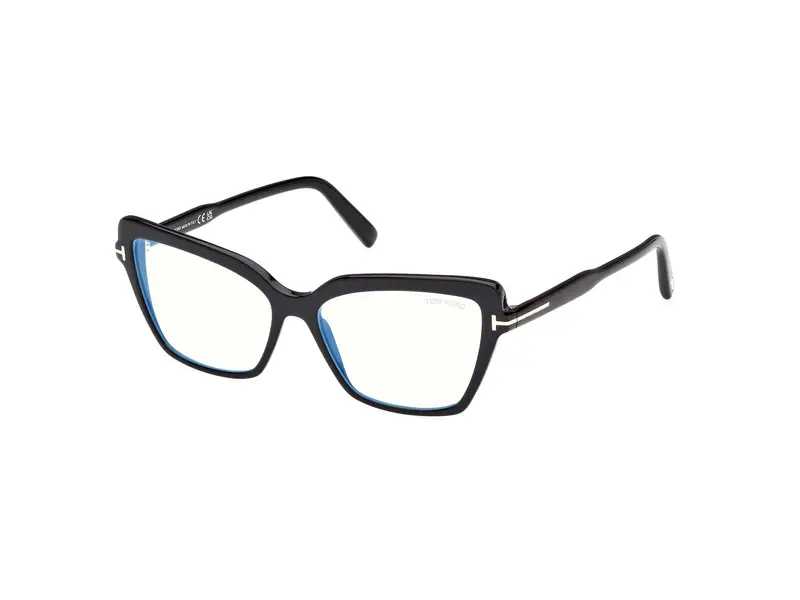 TOM FORD Donna FT5948-B 1 Montature da vista Acetato Nero  Cat Eye Normale