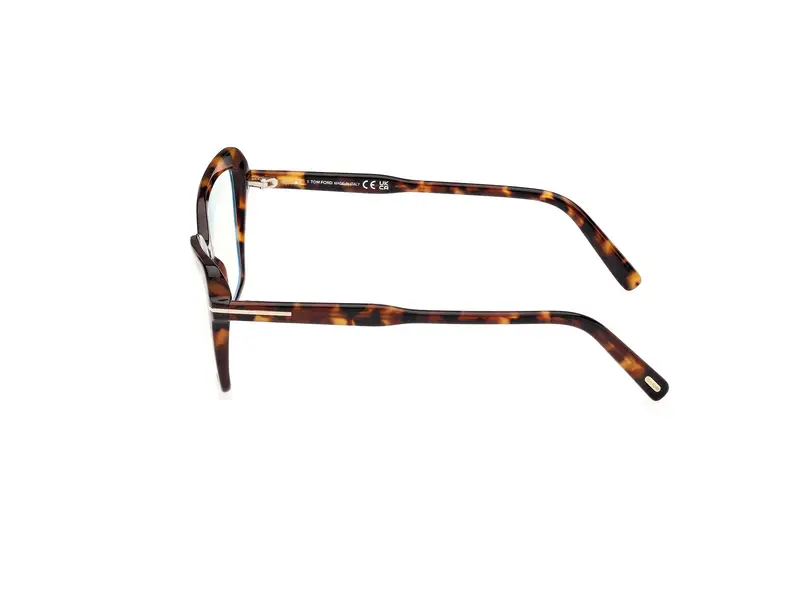 TOM FORD Donna FT5948-B 52 Montature da vista Acetato Havana Cat Eye Normale miniatura 2