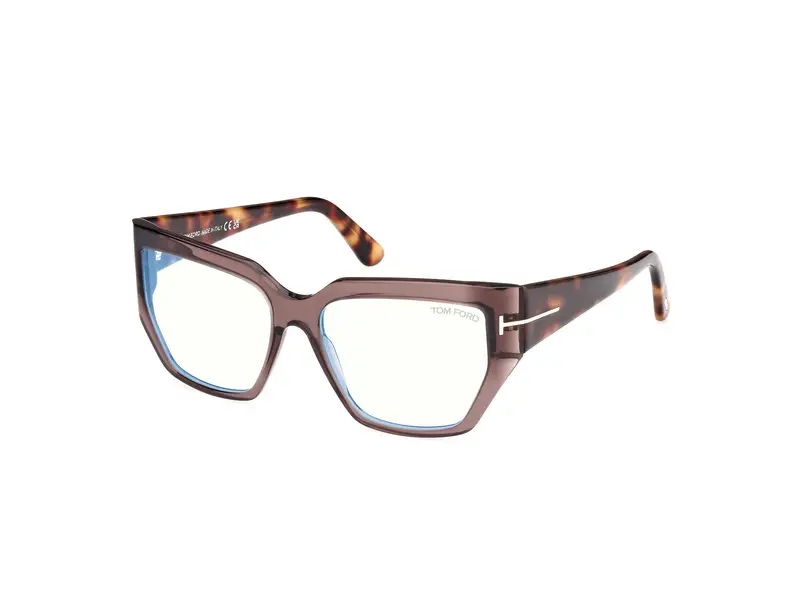 TOM FORD Donna FT5951-B 48 Montature da vista Acetato Marrone  Squadrata Normale