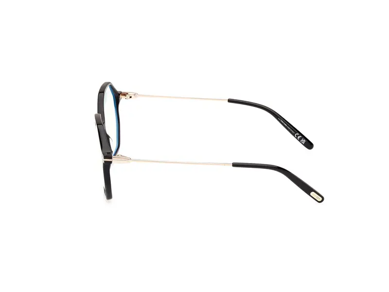 TOM FORD Donna FT5952-B 1 Montature da vista Acetato Nero Geometrica Normale miniatura 2
