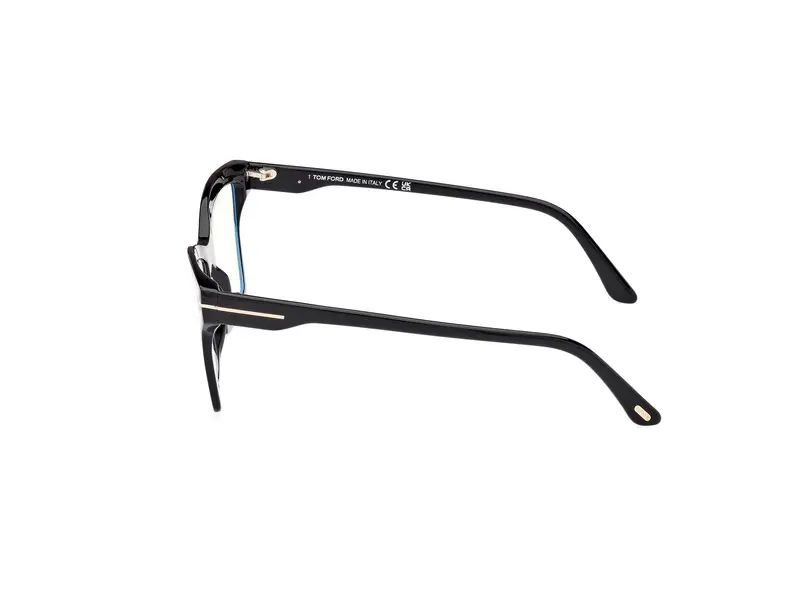 TOM FORD Donna FT5964-B 1 Montature da vista Acetato Nero Squadrata Normale miniatura 2