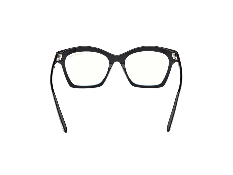 TOM FORD Donna FT5965-B 1 Montature da vista Acetato Nero Squadrata Normale miniatura 3