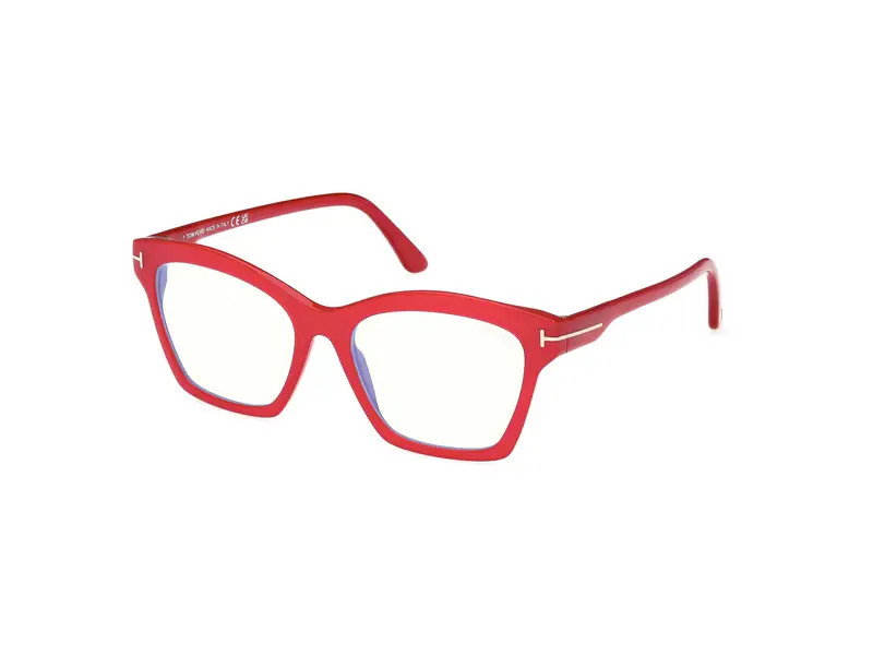 TOM FORD Donna FT5965-B 75 Montature da vista Acetato Fucsia  Squadrata Normale