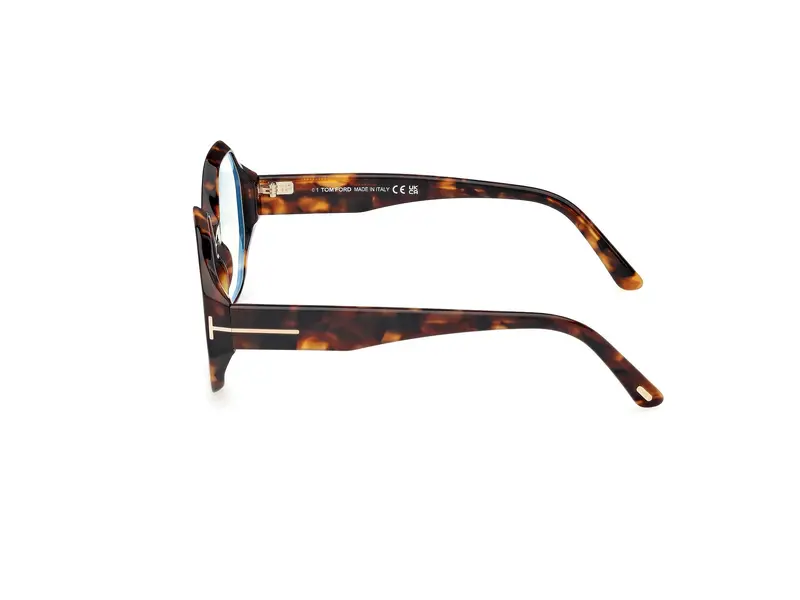 TOM FORD Donna FT5967-B 52 Montature da vista Acetato Havana Geometrica Normale miniatura 2