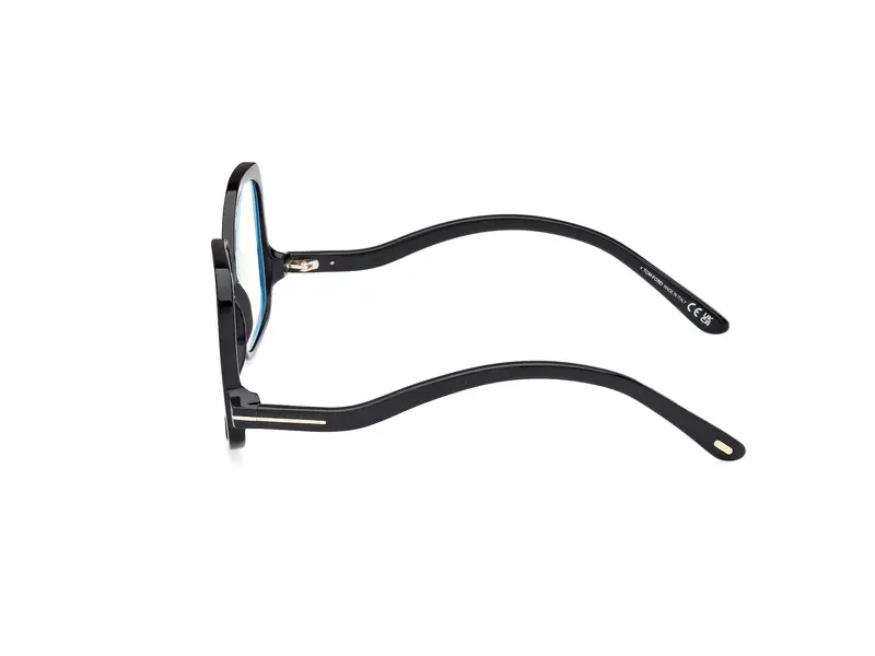 TOM FORD Donna FT5968-B 1 Montature da vista Acetato Nero Squadrata Normale miniatura 2