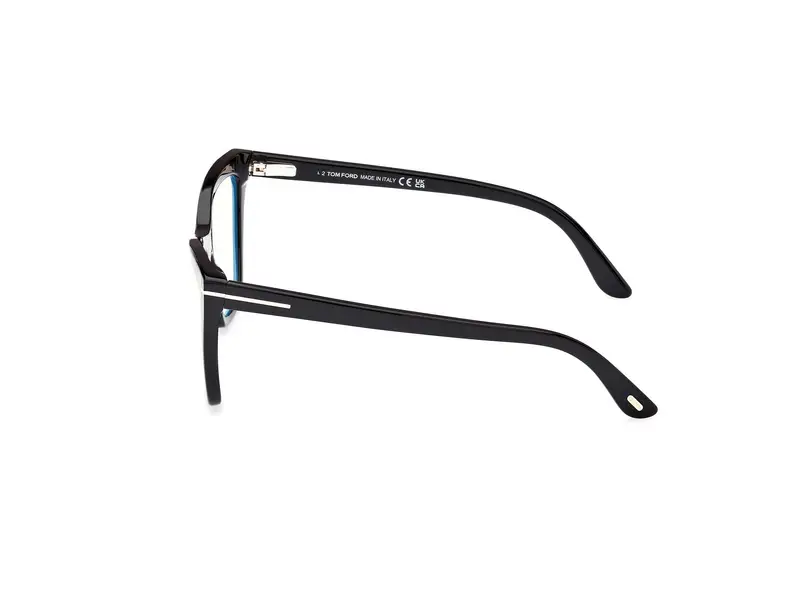 TOM FORD Donna FT5971-B 1 Montature da vista Acetato Nero Cat Eye Normale miniatura 2