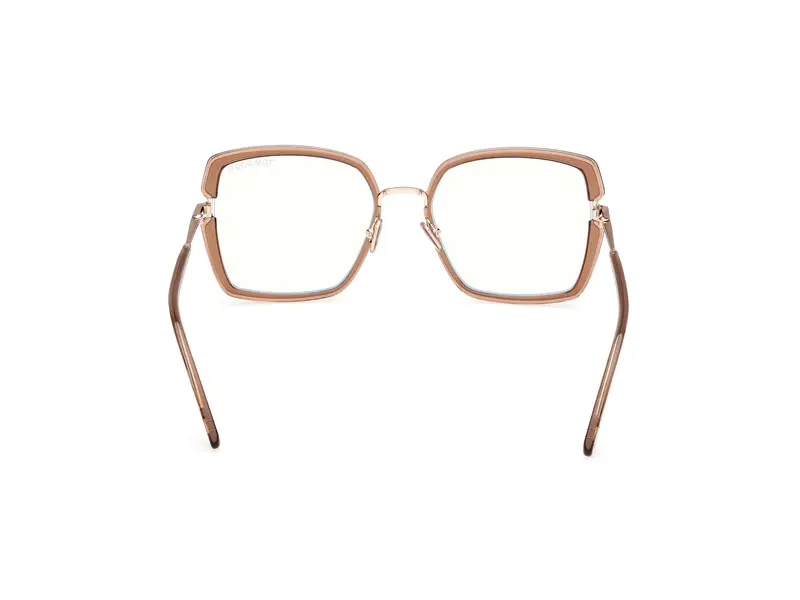 TOM FORD Donna FT5985-B 45 Montature da vista Iniettato Marrone Squadrata Normale miniatura 3