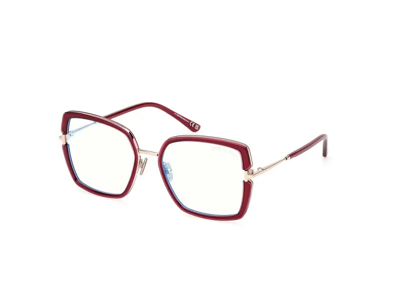 TOM FORD Donna FT5985-B 75 Montature da vista Iniettato Fucsia  Squadrata Normale