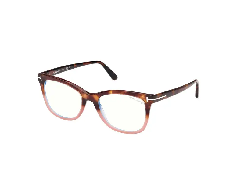 TOM FORD Donna FT5986-B 56 Montature da vista Acetato Havana  Squadrata Normale