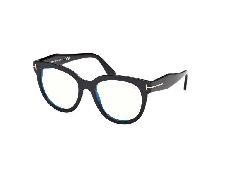 TOM FORD Donna FT5987-B 1 Montature da vista Acetato Nero Farfalla Normale