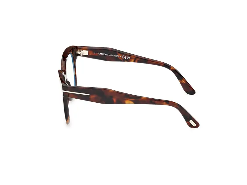 TOM FORD Donna FT5987-B 52 Montature da vista Acetato Havana Farfalla Normale miniatura 2