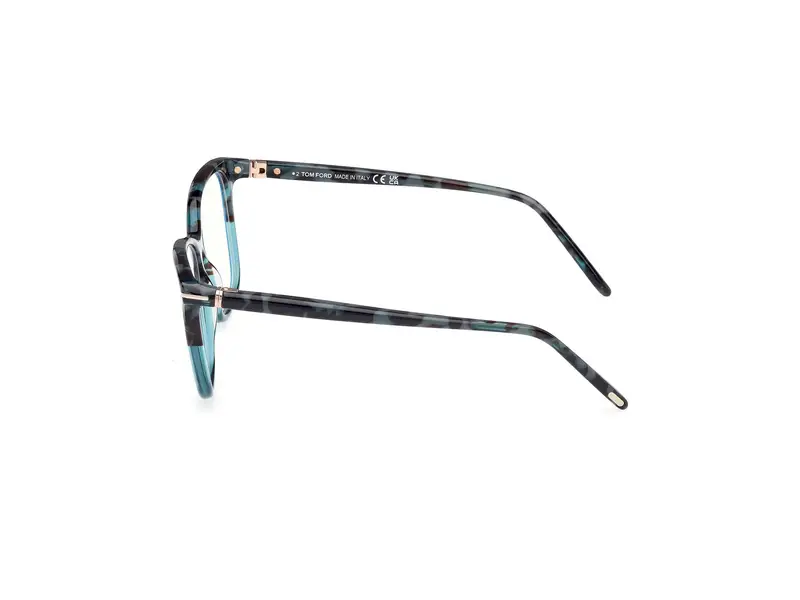 TOM FORD Donna FT5989-B 55 Montature da vista Acetato Havana Squadrata Normale miniatura 2