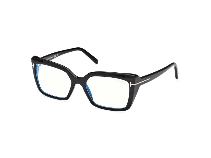 TOM FORD Donna FT5991-B 1 Montature da vista Acetato Nero Squadrata Normale