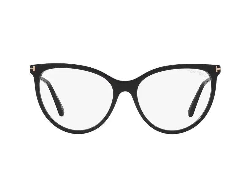 TOM FORD Donna FT5994-B 1 Montature da vista Acetato Nero Cat Eye Normale miniatura 2