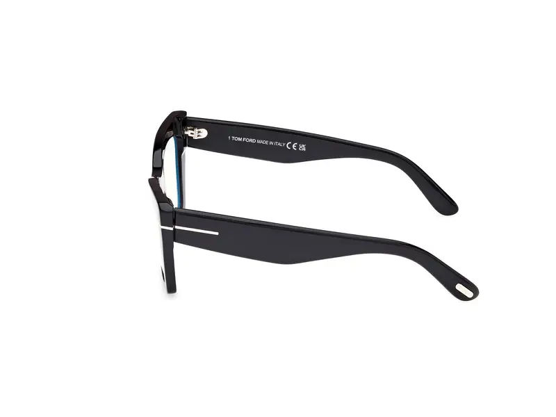 TOM FORD Donna FT6026-B 1 Montature da vista Acetato Nero Cat Eye Normale miniatura 2