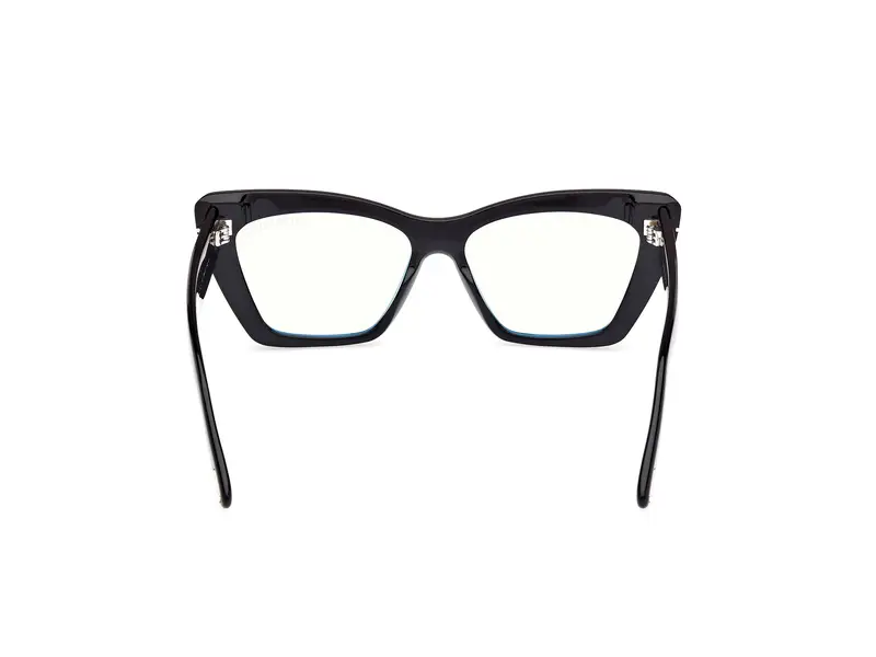 TOM FORD Donna FT6026-B 1 Montature da vista Acetato Nero Cat Eye Normale miniatura 3