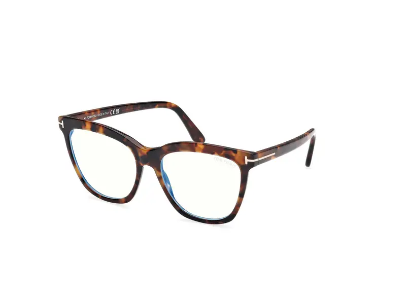 TOM FORD Donna FT6042-B 52 Montature da vista Acetato Havana  Farfalla Normale