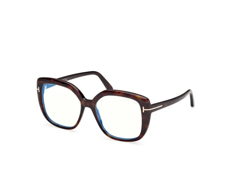 TOM FORD Donna FT6043-B 52 Montature da vista Acetato Havana  Squadrata Normale