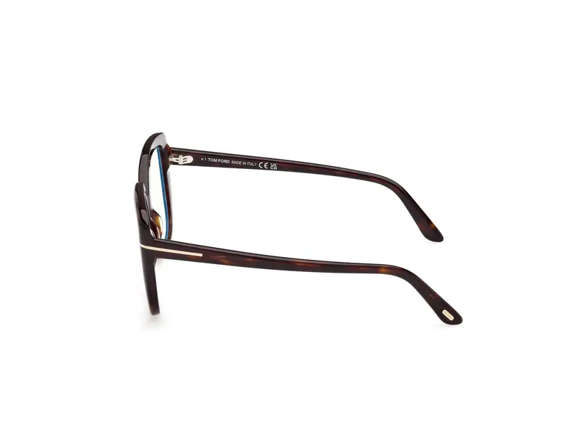 TOM FORD Donna FT6043-B 52 Montature da vista Acetato Havana Squadrata Normale miniatura 2