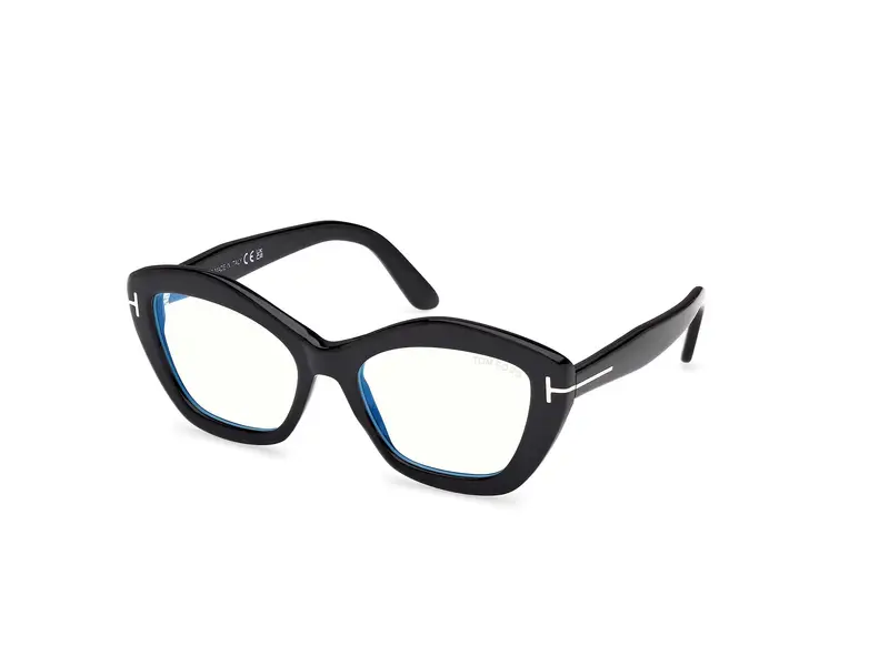 TOM FORD Donna FT6044-B 1 Montature da vista Acetato Nero  Geometrica Normale