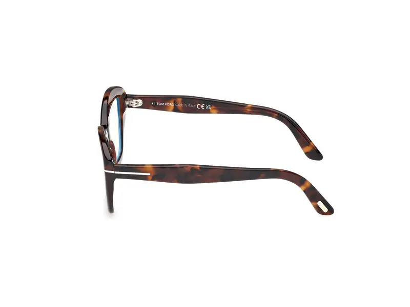 TOM FORD Donna FT6044-B 52 Montature da vista Acetato Havana Geometrica Normale miniatura 2