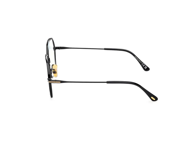 TOM FORD Donna FT6050-B 1 Montature da vista Metallo Nero Geometrica Normale miniatura 2