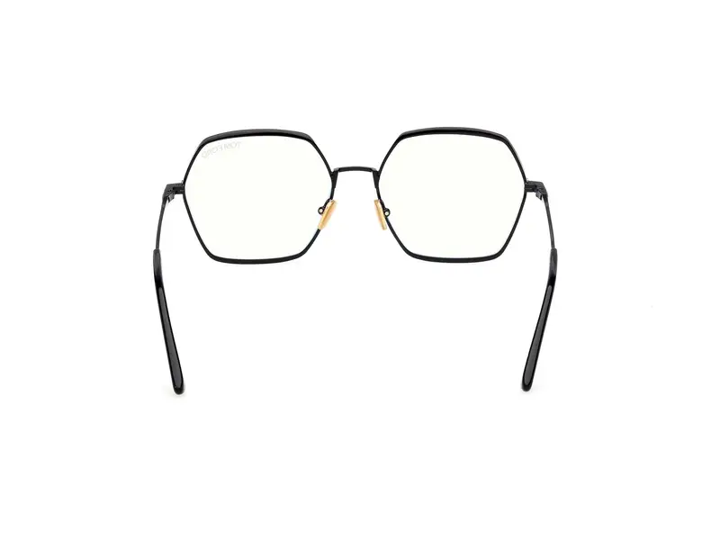 TOM FORD Donna FT6050-B 1 Montature da vista Metallo Nero Geometrica Normale miniatura 3