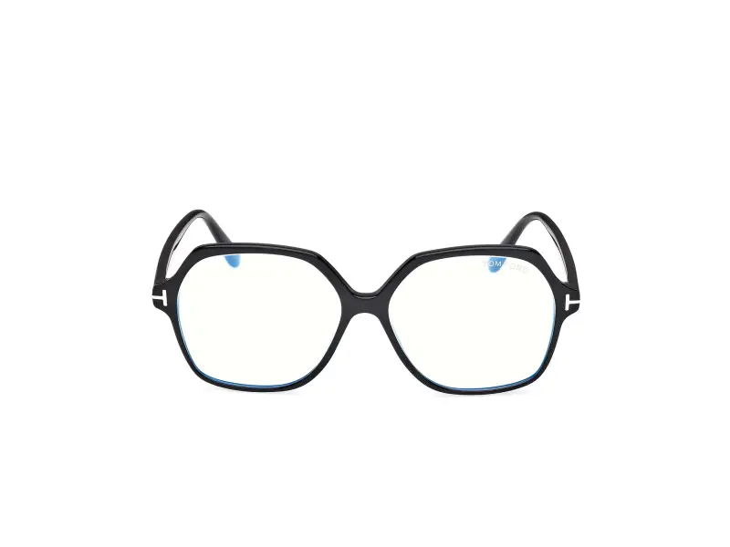 Donna FT6062-B 001 Montature da vista Acetato Nero Geometrica Normale miniatura 2
