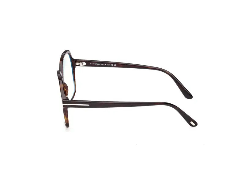 Donna FT6062-B 052 Montature da vista Acetato Havana Geometrica Normale miniatura 3