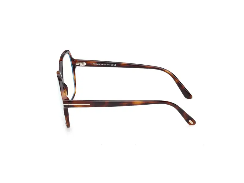 Donna FT6062-B 053 Montature da vista Acetato Havana Geometrica Normale miniatura 3