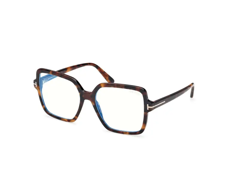 Donna FT6063-B 052 Montature da vista Acetato Havana Squadrata Normale