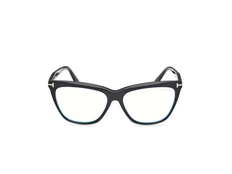 Donna FT6064-B 001 Montature da vista Acetato Nero Cat Eye Normale miniatura 2
