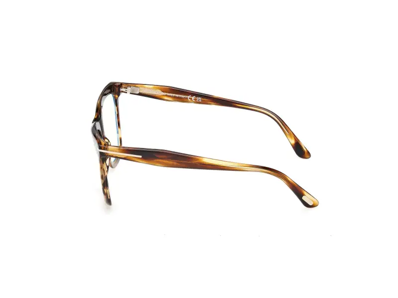 Donna FT6064-B 055 Montature da vista Acetato Havana Cat Eye Normale miniatura 3