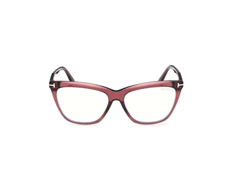 Donna FT6064-B 071 Montature da vista Acetato Bordeaux Cat Eye Normale miniatura 2