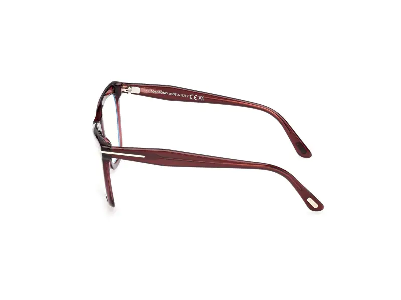 Donna FT6064-B 071 Montature da vista Acetato Bordeaux Cat Eye Normale miniatura 3