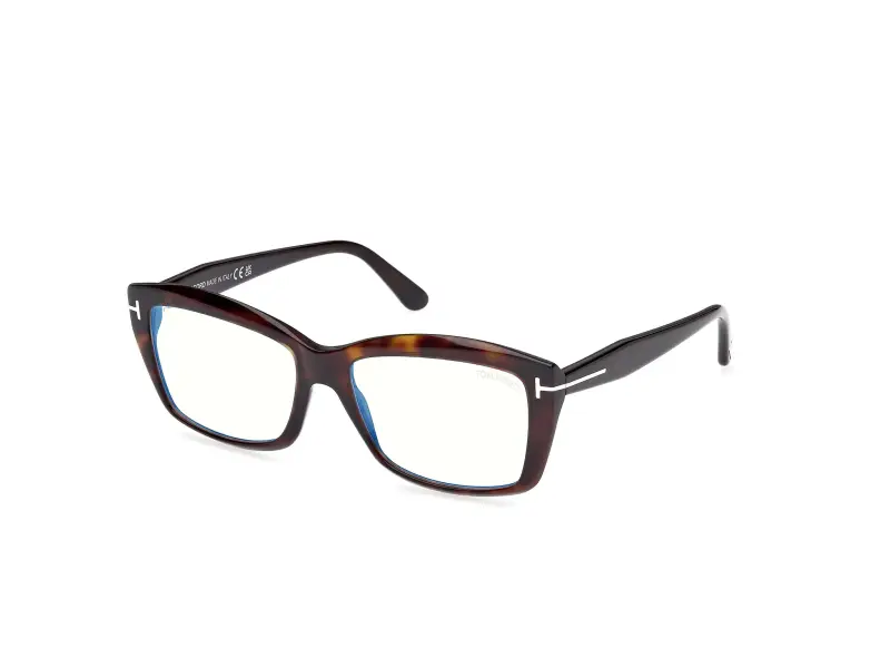 Donna FT6065-B 052 Montature da vista Acetato Havana Squadrata Normale