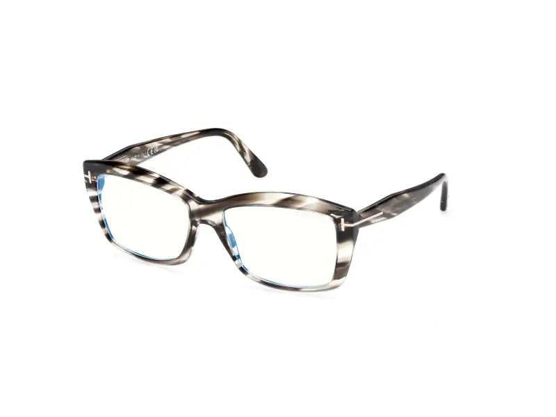 Donna FT6065-B 056 Montature da vista Acetato Havana Squadrata Normale