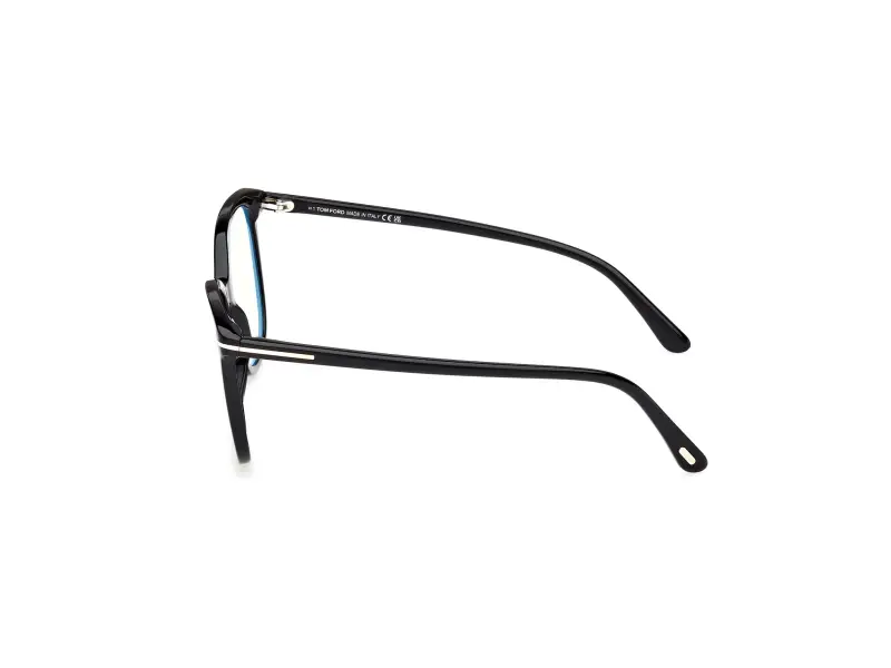 Donna FT6089-B 001 Montature da vista Acetato Nero Squadrata Normale miniatura 3